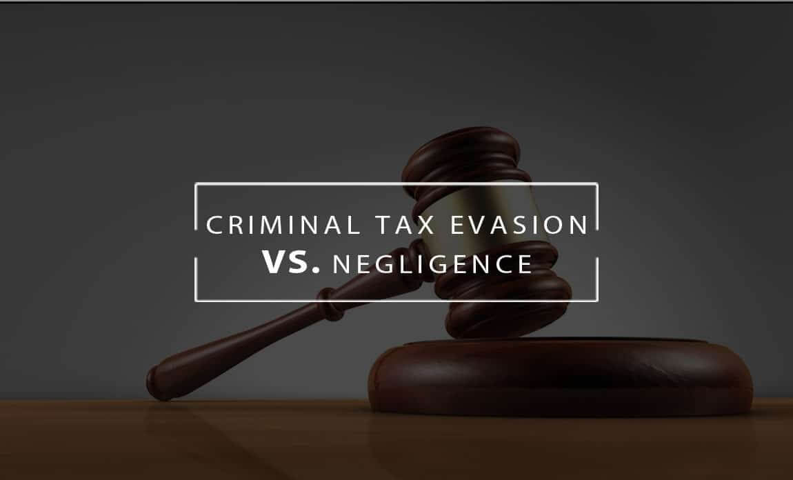 Criminal tax evasion Silver Law