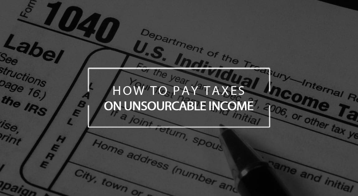 taxes unsourceable income