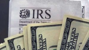 irs documents and cash