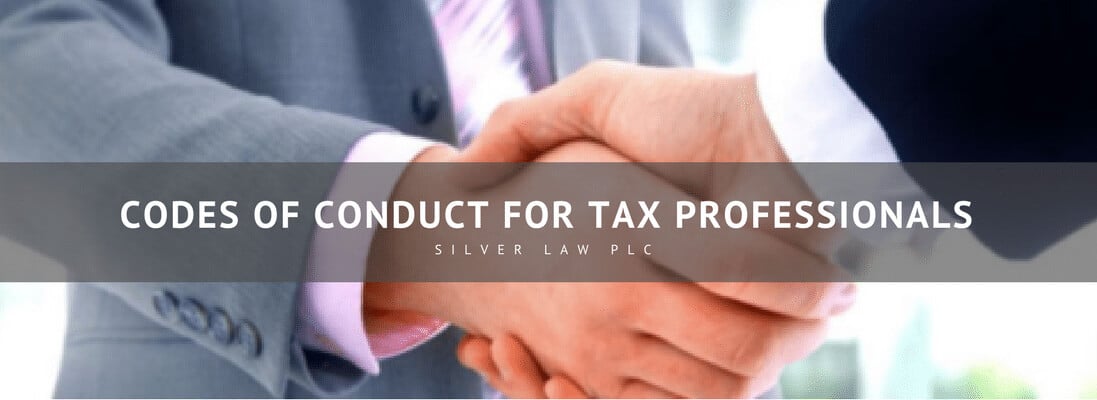 Codes of conduct for tax professionals