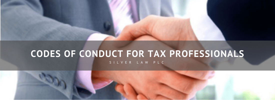 Codes of conduct for tax professionals