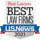 2021 badge for Best Lawyers in USA
