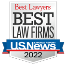 2022 badge for Best Lawyers in USA