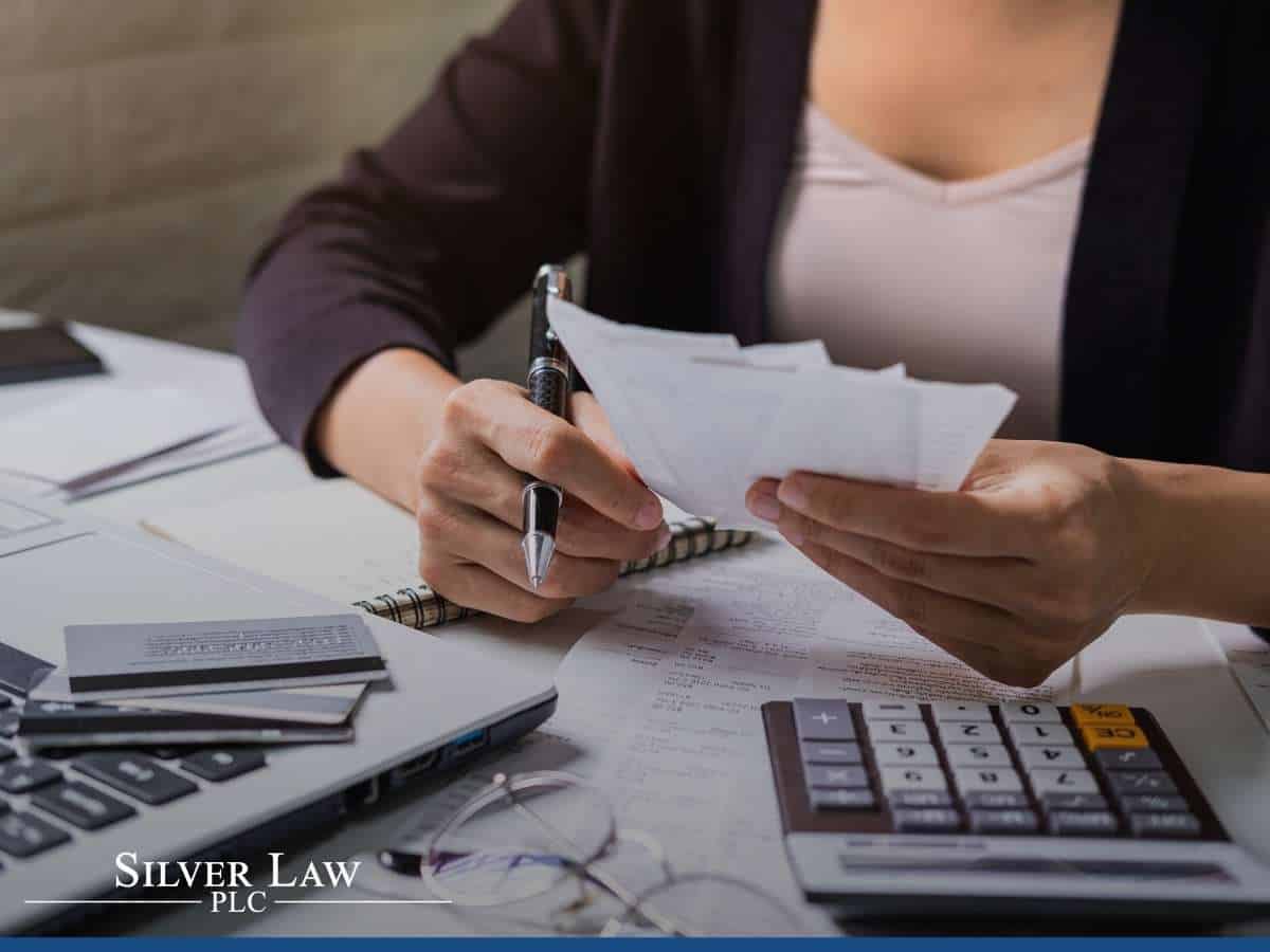 Woman Doing Her Taxes In Arizona