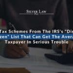 Avoiding tax schemes in Arizona