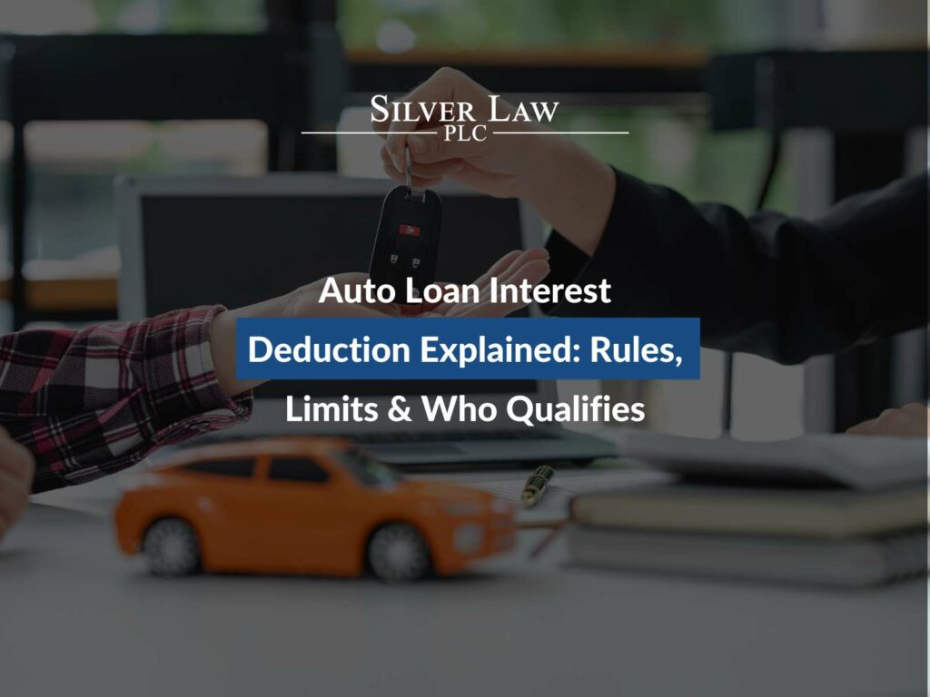 Auto Loan Interest Deduction Explained: Rules, Limits & Who Qualifies